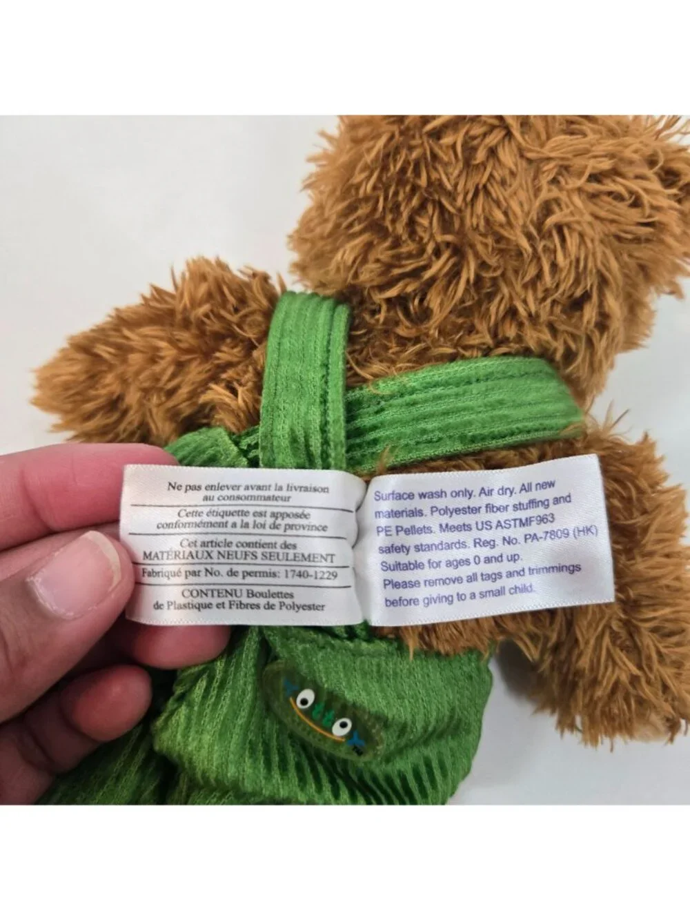Yottoy Corduroy the Bear Stuffed Animal Children's Book Character Plush Overalls